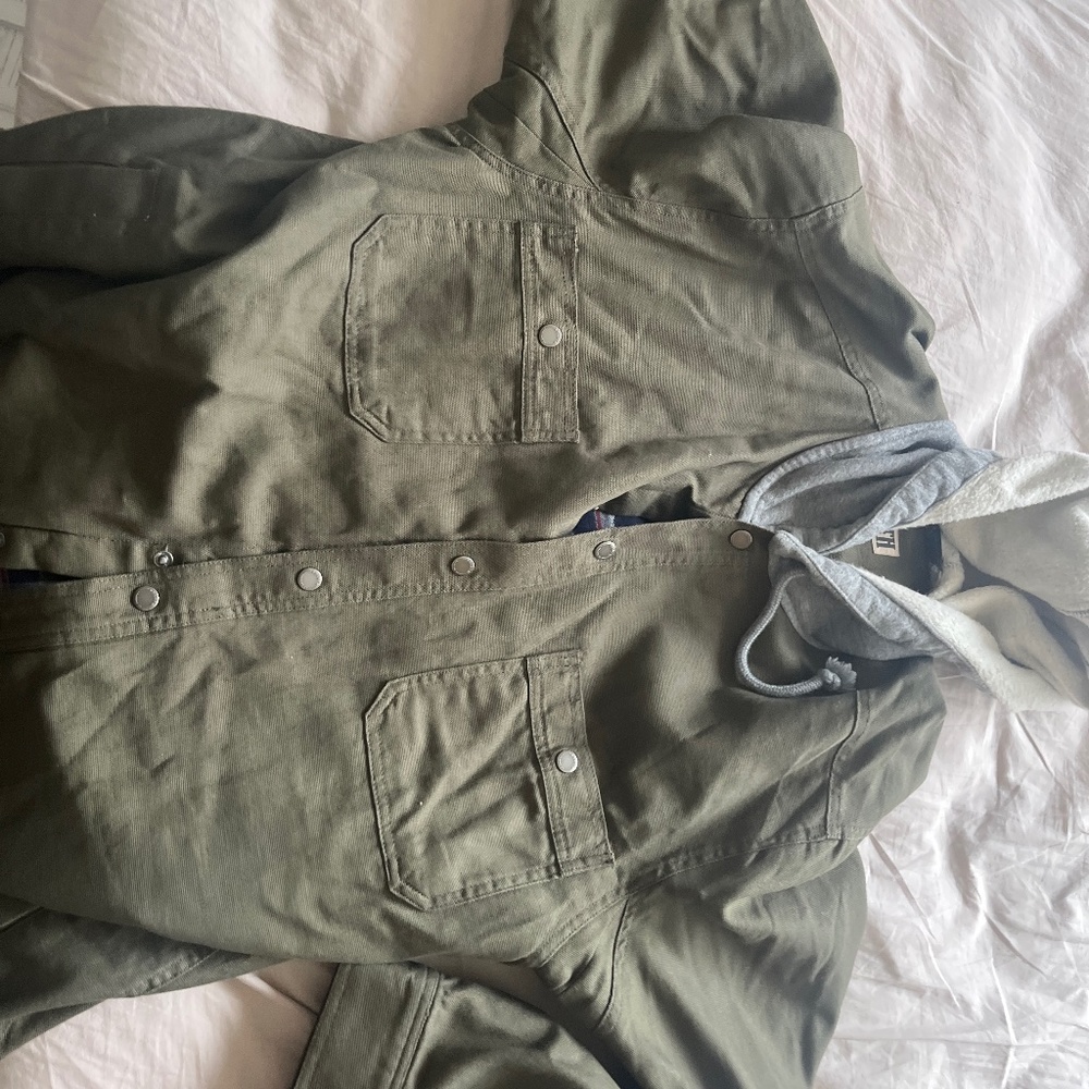 Duluth denim flannel lined jacket